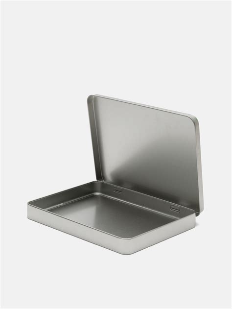 oem metal box hinged lid|expanded metal boxes with lids.